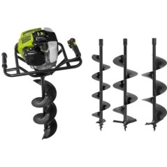 Petrol-Powered Auger 43cc 1.6HP 3 Steel Bits