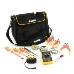 Electrician Kit Bag 12 Tools Reinforced Steel Handle