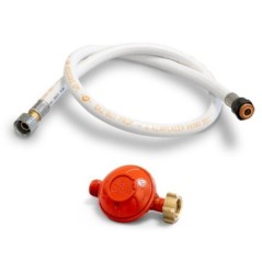Propane Gas Regulator Kit 37 mbar with Flexible Hose 1.00 m