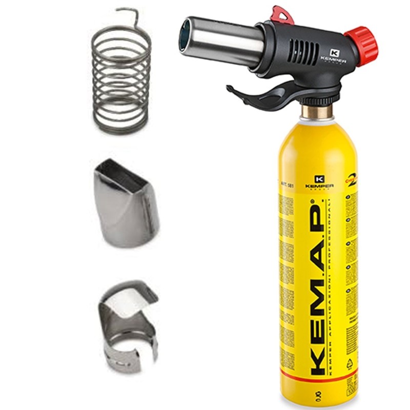 Pistolet à air chaud Professionnel 550°C Allumage Piezo Cartouche Pr