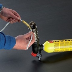 Pistola ad aria calda Professionale 550°C Accensione Piezo