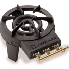 Réchaud Traiteur Gaz 86 kW Fonte 3 Brûleurs 3 Robinets