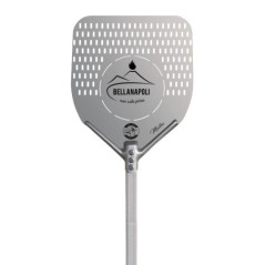 3-Piece Pizza Tool Set with 2 Peels (33x33 cm and Ø22 cm) and Brush