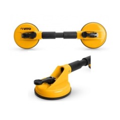 Ventosa di sollevamento doppia Ø115 mm capacità 80 kg