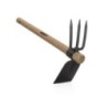 Kit of 12 Garden Tools Wooden Handle Hand-Forged Stainless