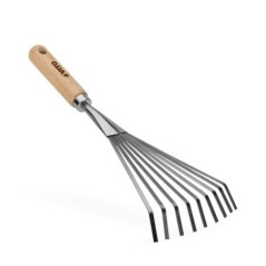 Kit of 12 Garden Tools Wooden Handle Hand-Forged Stainless