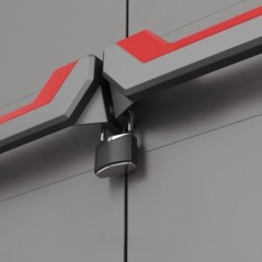 Low Storage Cabinet Resin Solid Hinges