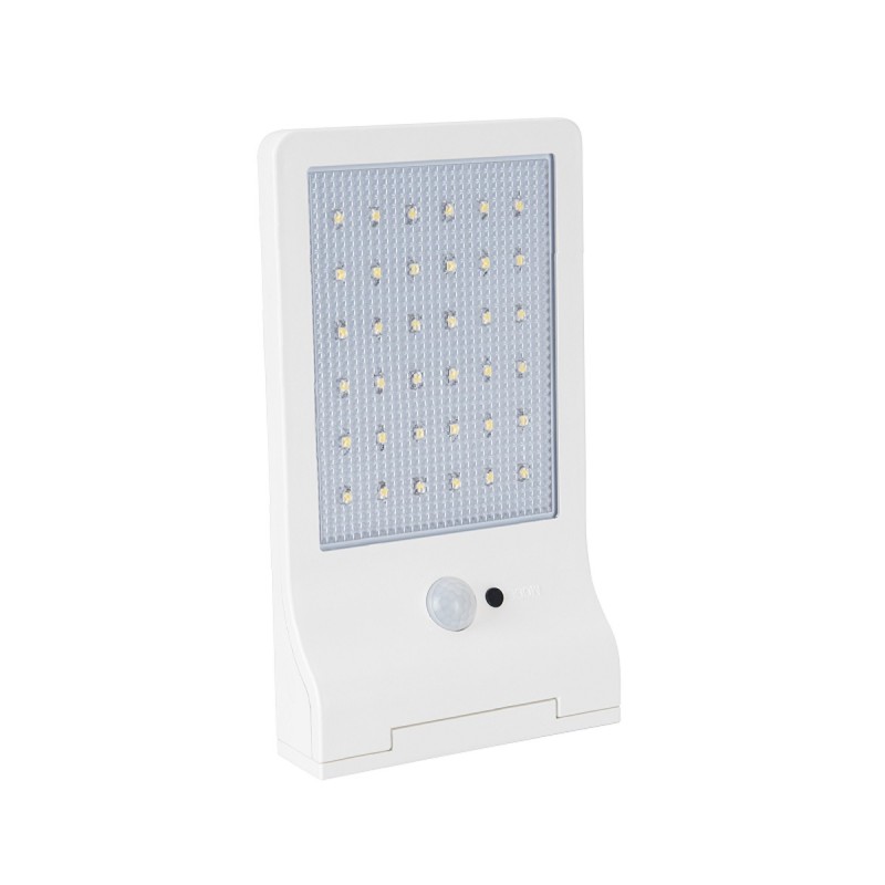 Lampe LED Applique Murale Solaire 3W 370 Lumens Détecteur de Mouveme