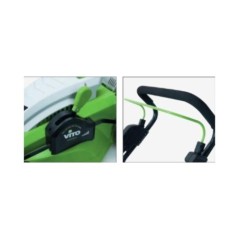 Tondeuse électrique 1800W Moteur induction 5 hauteurs de coupe Bac 5