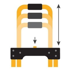 Klappbarer Sackkarre Ladung 80kg Leicht Gummiräder