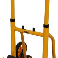 Opvouwbare transportkar 150kg 3 rubberwielen