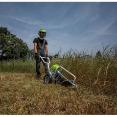 Wheeled Gasoline Brushcutter 52cc 2T Blade Ø255mm