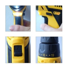Cordless Drill Driver 144V 3 Li-ion Batteries 2.0Ah Charger