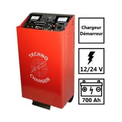 Batterieladegerät & Starthilfe 12-24V 700 Ah Fernbedienung