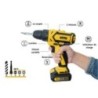 Cordless Drill Driver 144V 3 Li-ion Batteries 2.0Ah Charger