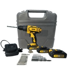 Perceuse Visseuse sans fil 18V 3 fonctions 3 batteries lithium 2.0 A