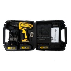 Draadloze boor-schroevendraaier 18V 3 functies 3 batterijen