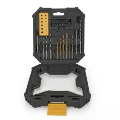 Coffret 32 Pièces Forets HSS Pierre Bois avec Boîte en Plastique Rob