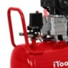 Compresseur d'air 50L 8 bar 2CV Silencieux ITOOLS avec kit 5