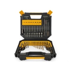 Werkzeugkoffer 128-teilig HSS Bohrer Titan Schraubendreher