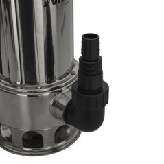 Pompa sommersa acque cariche 1100W Corpo INOX Cavo 10m