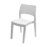 Chaise blanche 50x51xH82cm en résine