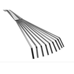 Garden broom VITO 8 teeth 13cm Robust wooden handle Iron