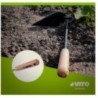 Garden Hoe Wooden Handle Stainless Steel Hand-Forged VITO
