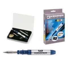 Kit Microsoudure Pyrogravure 1800W Rechargeable au Gaz + Brûleur Cat