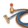 Cannello Bi-Gas Ossigeno Propano Tubi 1.5m Punta Rame