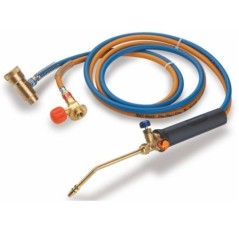 Chalumeau Bi-Gaz Oxygène Propane Tuyaux 1.5m Filetage M10 Valve Anti