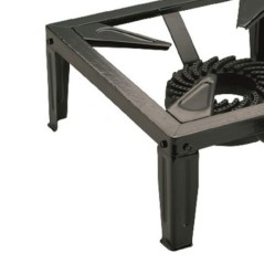 Gaskookplaat gietijzer 7.5KW 4 poten vlamregeling KEMPER