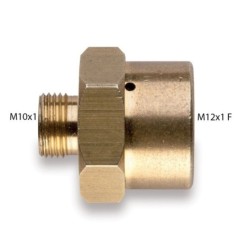 Adaptateur pour Bouteille Oxygène M12 à M10 Laiton 3x2x2cm