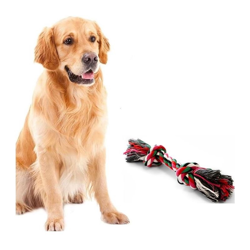 Juguete para Perro Cuerda Algodón 20 cm Juego Dental Alta
