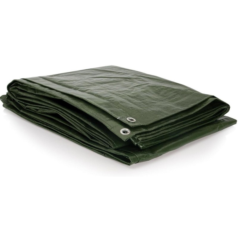 Bâche de protection 6 x 10 m Étanche Anti UV avec Œillets en PP/PE 1