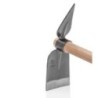 Enxada de jardim dupla Serfouette cabo 40cm madeira Aço inox
