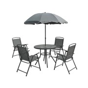 Set tavolo e sedia da giardino