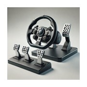 Lenkrad - Pedalset für Videospiele