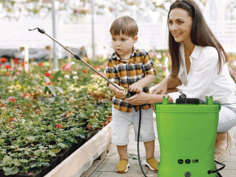 Zoom sur le nouveau pulvérisateur électrique à batterie lithium Vito